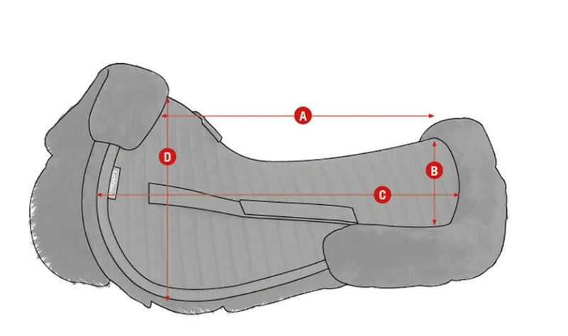LeMieux Merino Half Pad - WHITE - Vision Saddlery