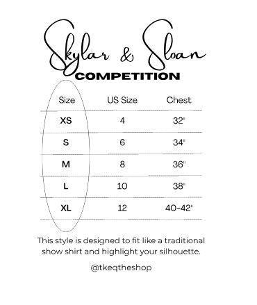 TKEQ SLOAN Long Sleeve Competition Top - WHITE - Vision Saddlery