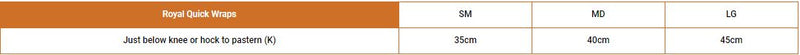 Back on Track DELUXE Royal Quick Wraps - 2 Colours - Vision Saddlery