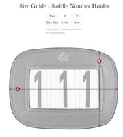 Saddle Number Holder - 2 Colours - Vision Saddlery