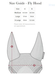 Lemieux Loire Fly Hood - CHILLI - Vision Saddlery