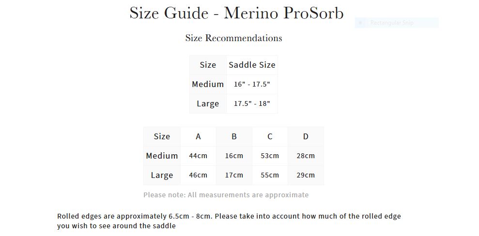 LeMieux Merino ProSorb 2 Pocket Half Pad - 2 Colours - Vision Saddlery