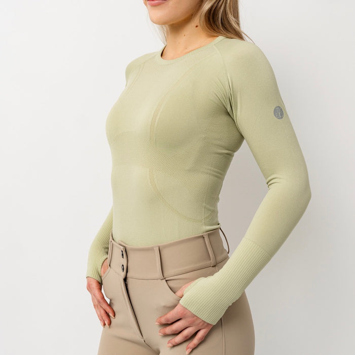 TKEQ Kennedy Seamless Long Sleeve - LUCKY