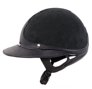 Antares Alcantara Eclipse Helmet - Black - Vision Saddlery