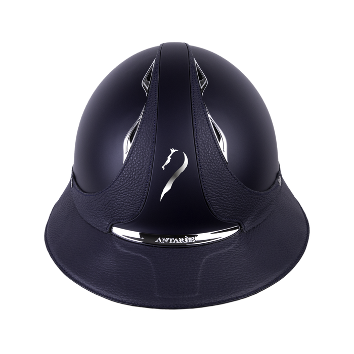 Antares "Galaxy"  Eclipse helmet Black w/Silver - Vision Saddlery