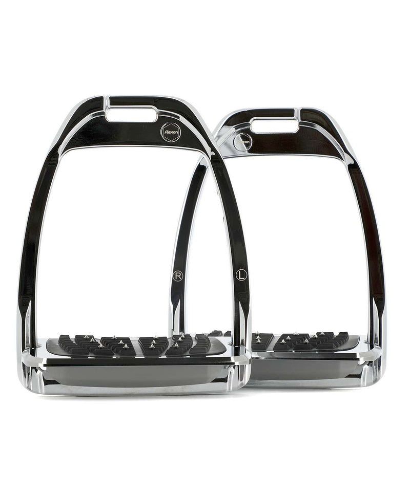 Flex-on Aluminium Hunter Ultra Grip INCLINED FOOTBED Stirrups - Vision Saddlery