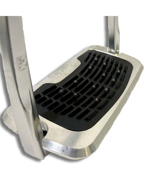 Flex-on Aluminium Hunter Ultra Grip INCLINED FOOTBED Stirrups - Vision Saddlery