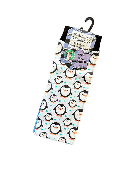 Dreamers & Schemers Boot Sock - Penguin Party