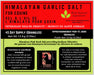 PureRidge Himalayan Garlic Salt - 1.5kg - Vision Saddlery