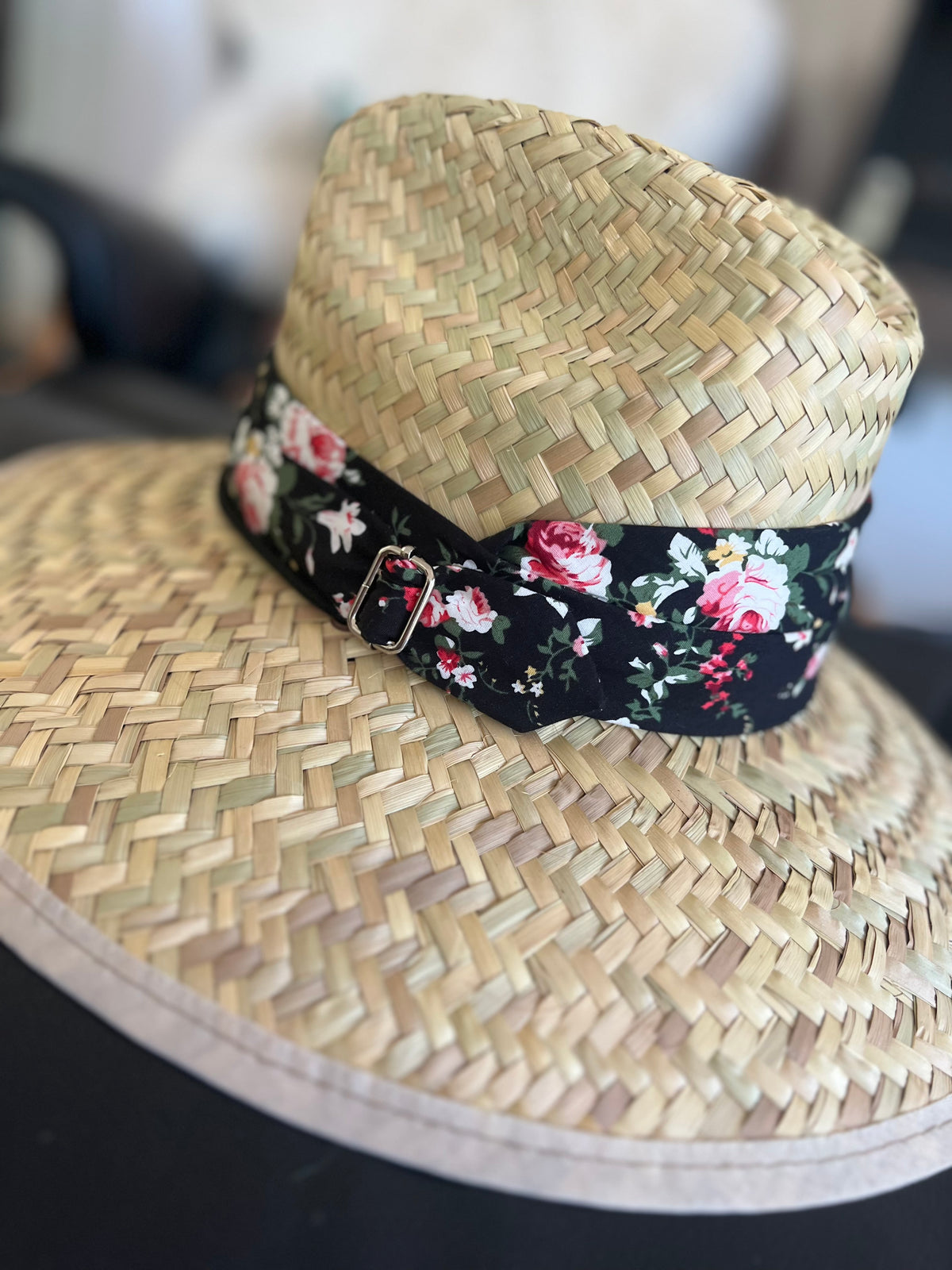 Riata Designs Original Hat - Black Floral — Vision Saddlery