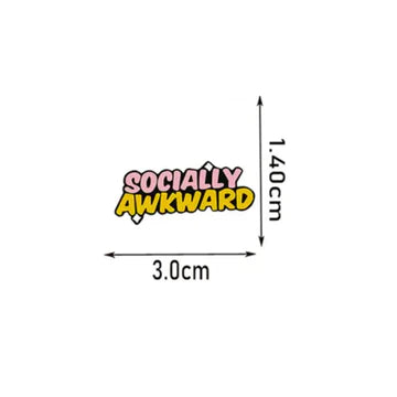 MBC Pin - Socially Awkward - Vision Saddlery