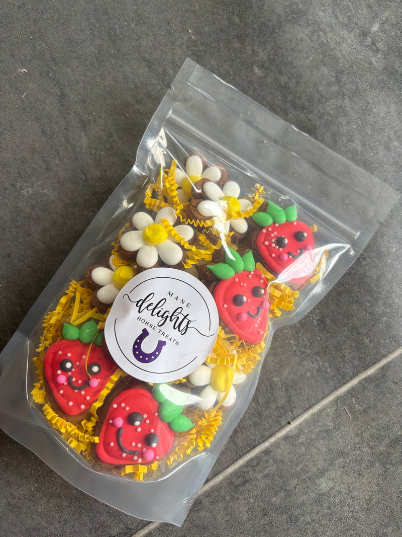 Mane Delights "Strawberries" MINI Cookies