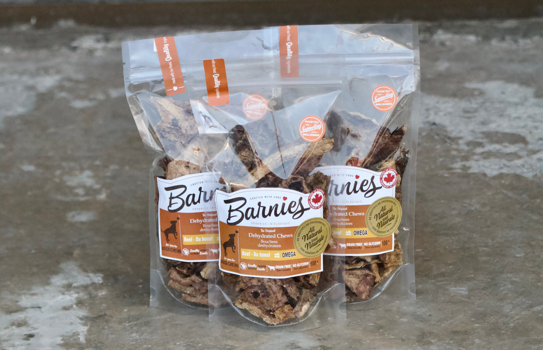 Barnies Dehydrated Dog Treats - Beef 100g - Vision Saddlery