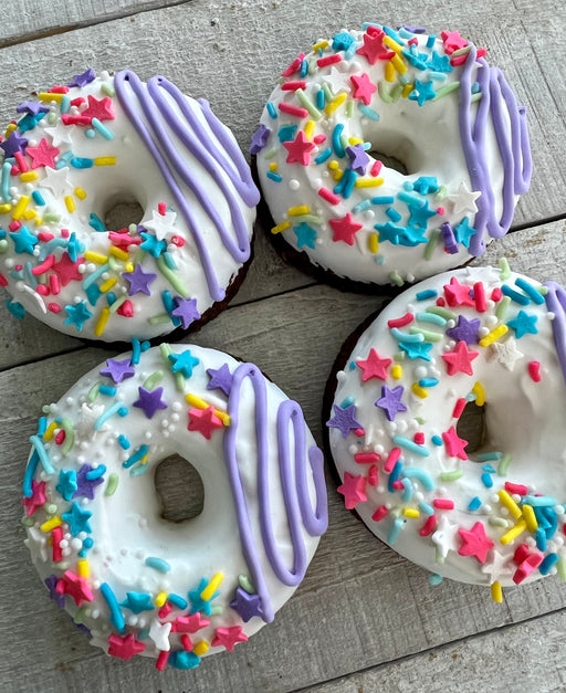 Horsin Around Treats - Star Sprinkles Individual Donut - Vision Saddlery