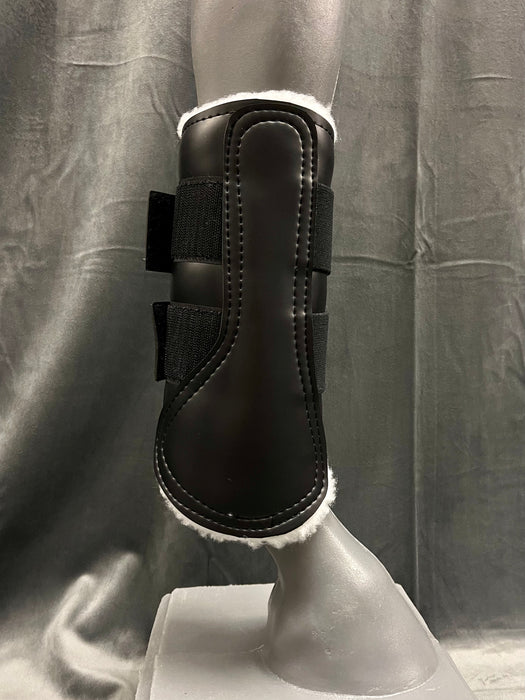 Fleece sales brushing boots