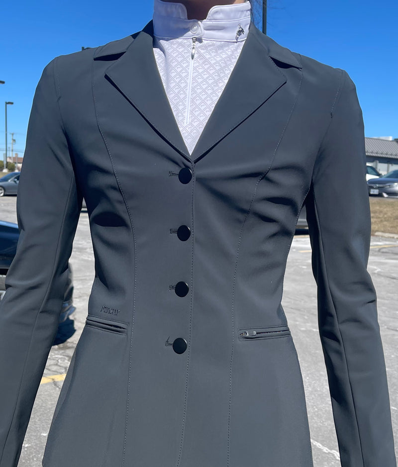 Pikeur "LEAH" Hunter Competition Jacket - DARK GREEN - Vision Saddlery