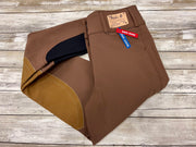 Tailored Sportsman Mid Rise Trophy Front Zip Boot Sock Breech - Mink/Tan - Vision Saddlery