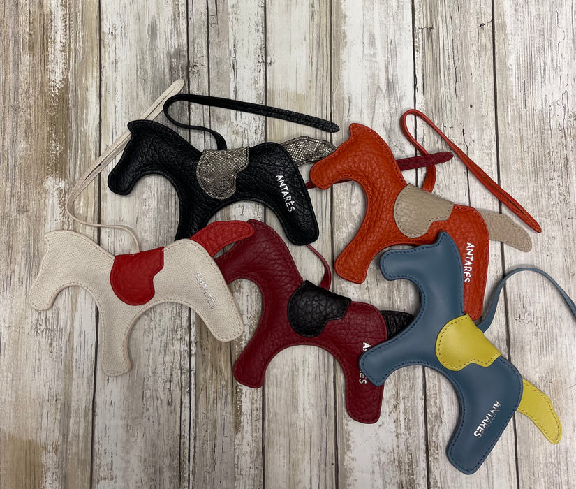 Antares Ornamental Leather Horses - Various Colours