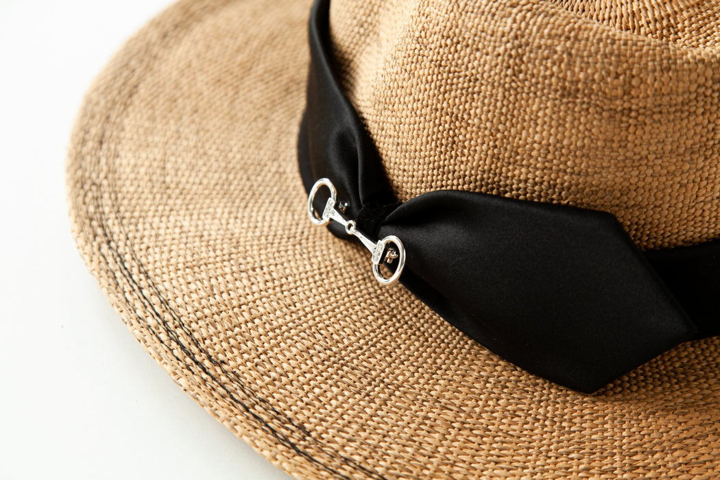 Riata Designs Hunter Derby Hat - Black Snaffle