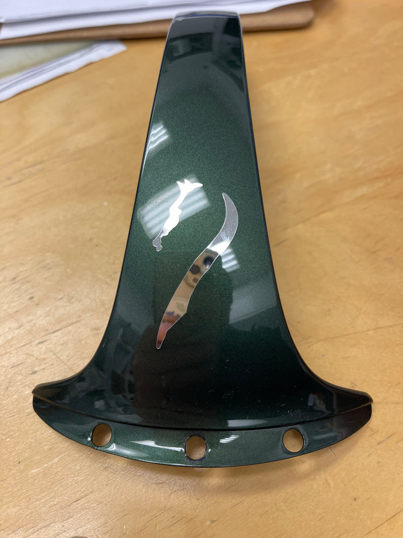 CLEARANCE Antares Helmet Front Band & Matching back Triangle- HUNTER GREEN - Vision Saddlery