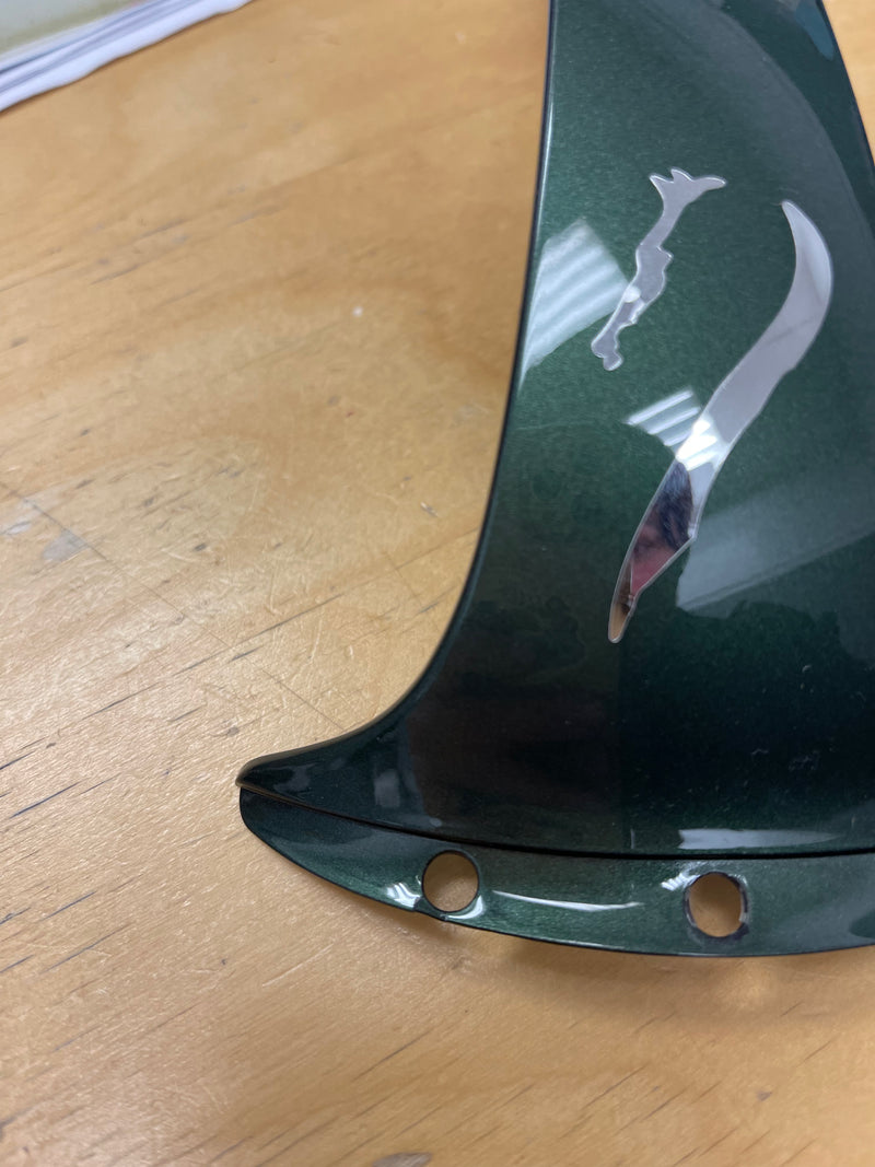 CLEARANCE Antares Helmet Front Band & Matching back Triangle- HUNTER GREEN - Vision Saddlery