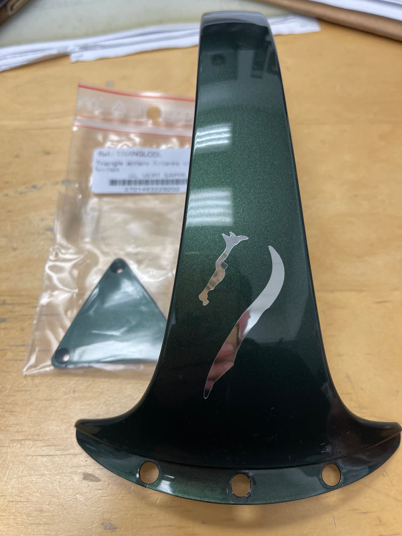 CLEARANCE Antares Helmet Front Band & Matching back Triangle- HUNTER GREEN - Vision Saddlery