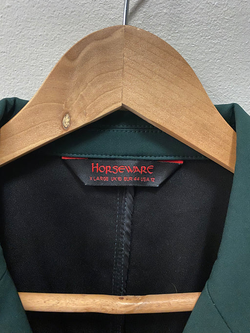 Used - XL Horseware Show Jacket - Hunter Green - Vision Saddlery