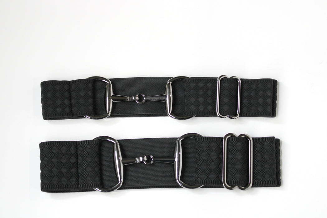 Vision Apparel Bit Belt- Black Diamond/Gun Metal