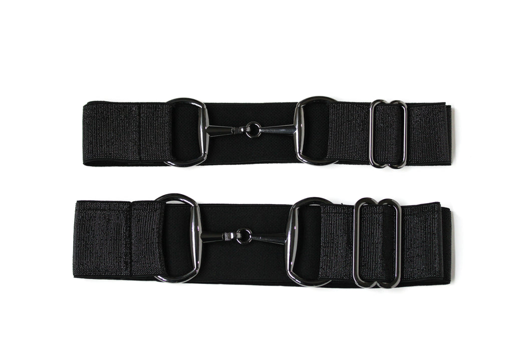 Vision Apparel Bit Belt-Black Sparkle/Gun Metal