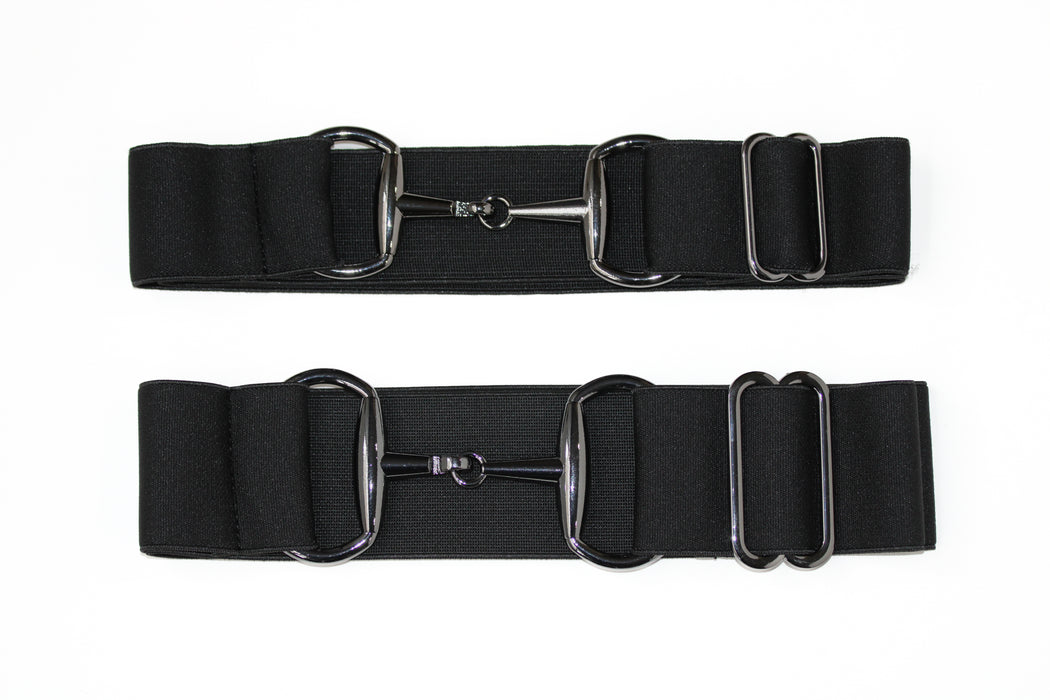 Vision Apparel Bit Belt- Black/Gun Metal