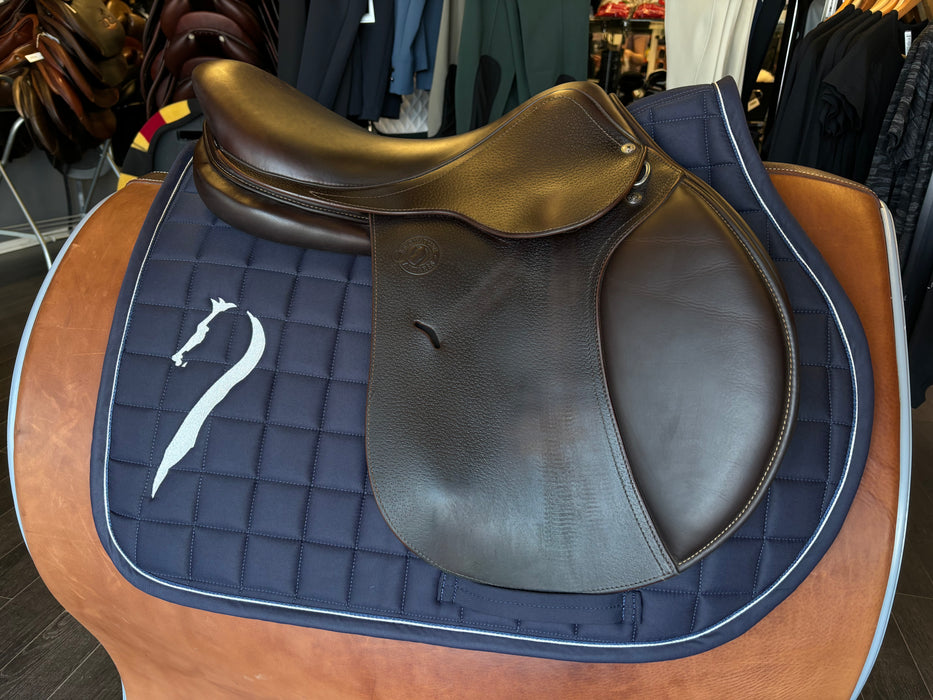 Consignment 18"3A(AN) Signature by Antares Jump Saddle Grain Leather