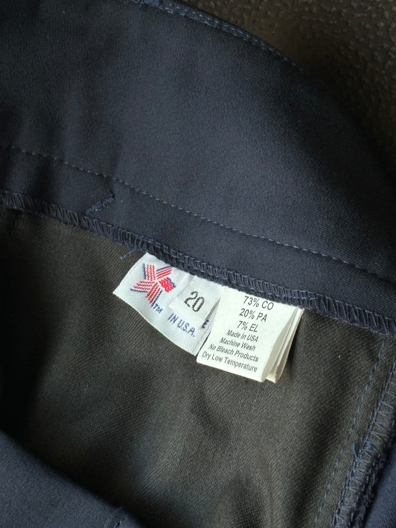 CLEARANCE - (20/R)Navy Tailored Sportsman Low Rise Trophy Hunter Front Zip Breeches - Vision Saddlery