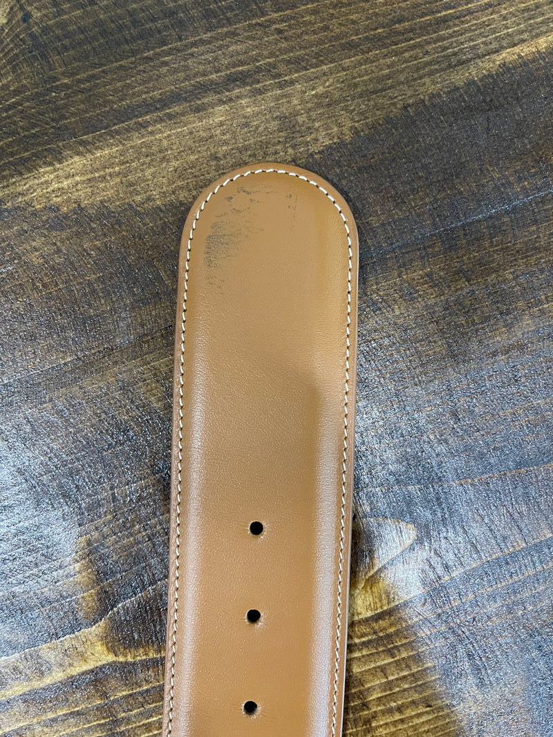 CLEARANCE Tailored Sportsman "In Contrast" Belt - Saddle