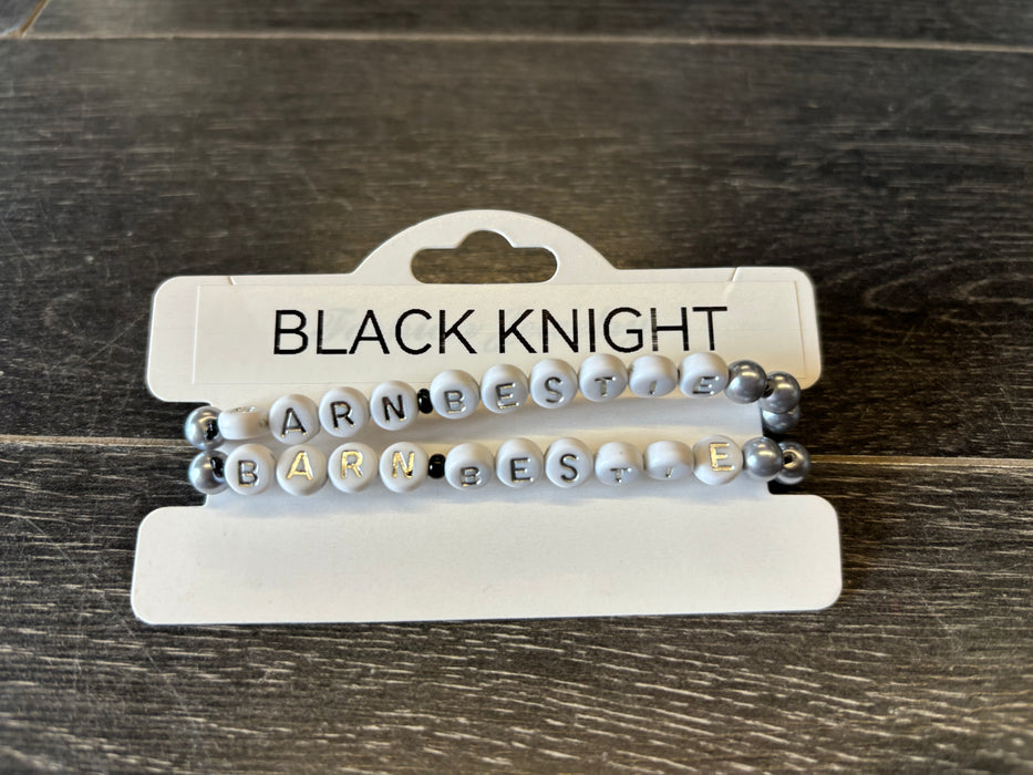 Black Knight "Barn Bestie" 2 Pack Bracelete