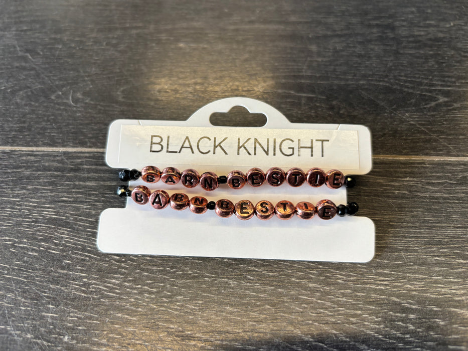 Black Knight "Barn Bestie" 2 Pack Bracelete