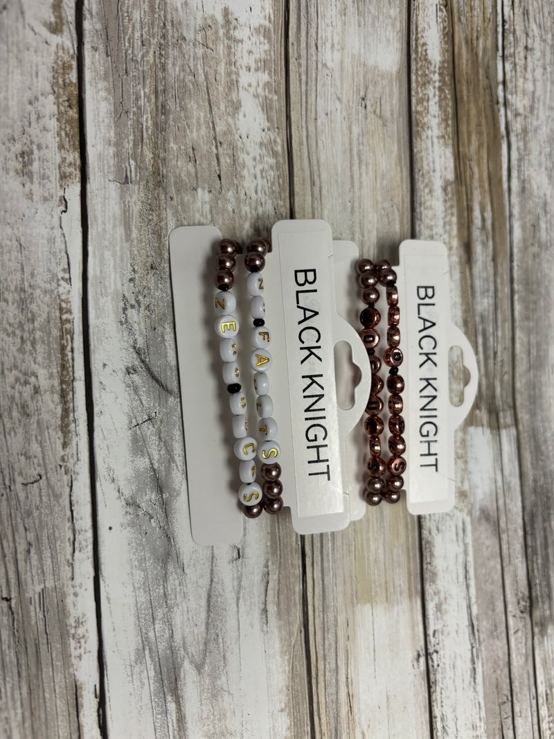 Black Knight "Zero Bucks" 2 Pack Bracelete - Vision Saddlery