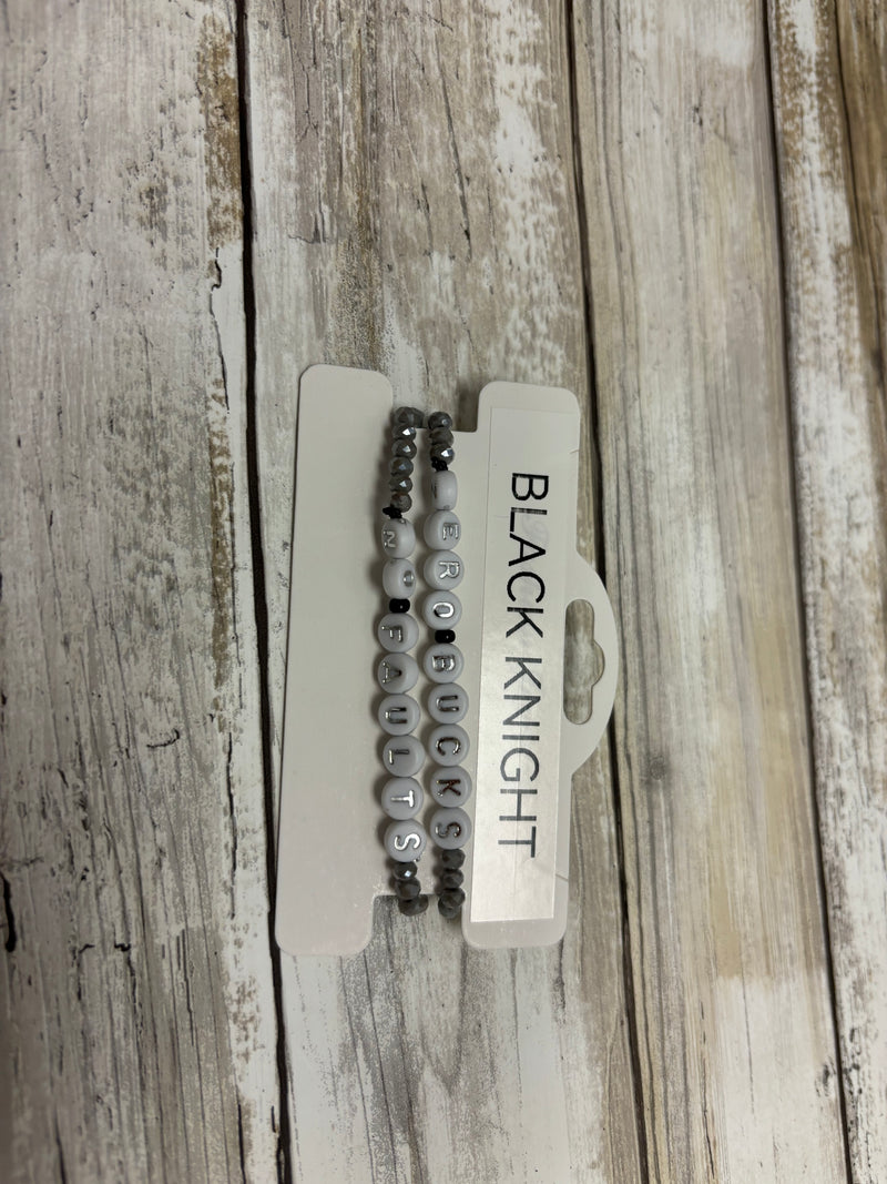 Black Knight "Zero Bucks" 2 Pack Bracelete - Vision Saddlery