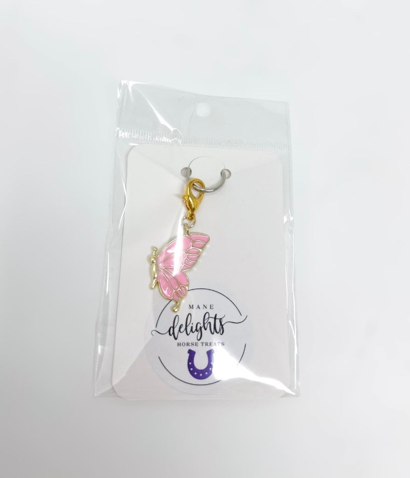 Mane Delights "Butterfly" Bridle Charm - 2 Colours - Vision Saddlery
