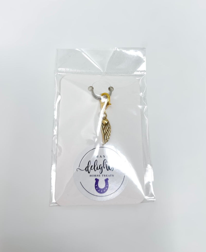 Mane Delights "Wing" Bridle Charm - 2 Colours - Vision Saddlery