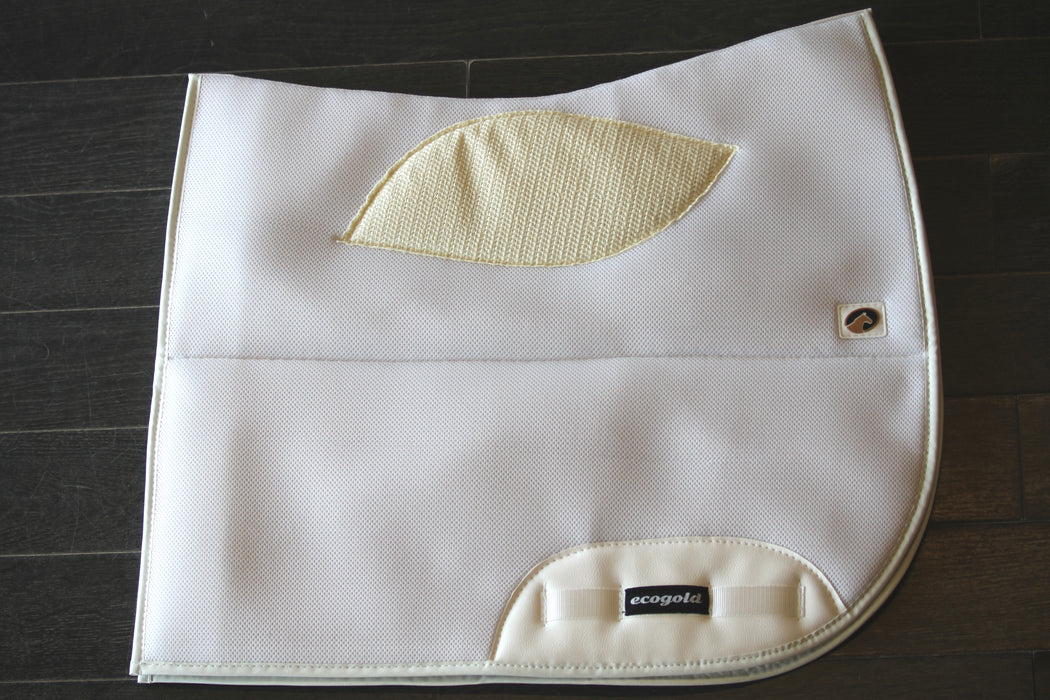 EcoGold "LEAF" Dressage Saddle Pad - Various Colours - Vision Saddlery