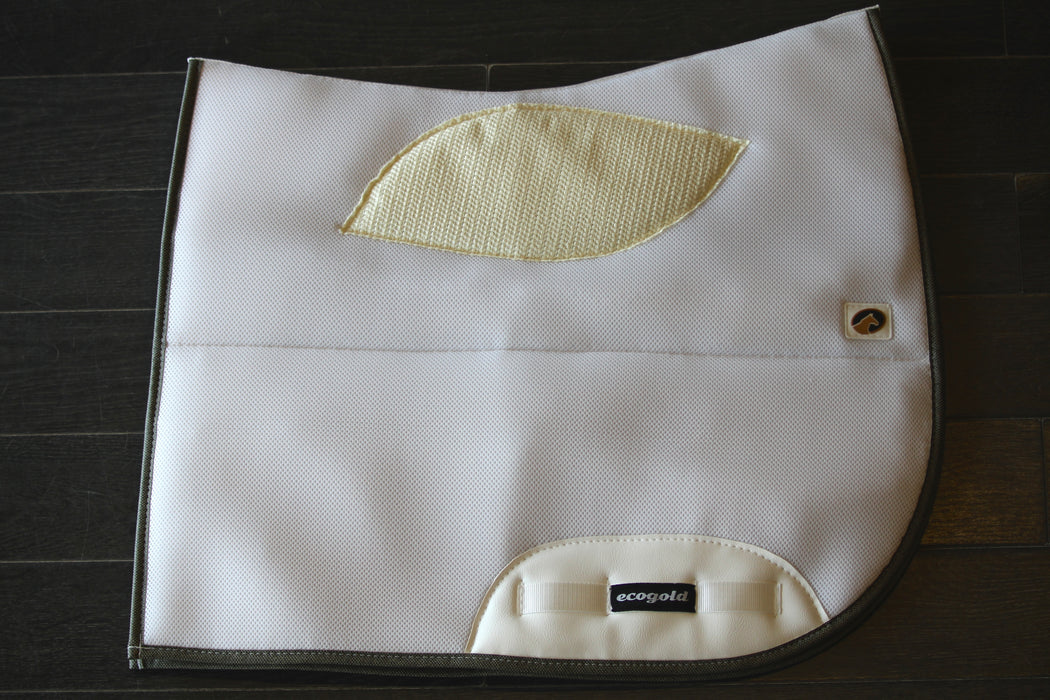 EcoGold "LEAF" Dressage Saddle Pad - Various Colours - Vision Saddlery