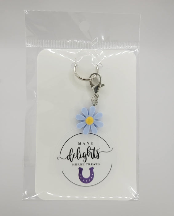 Mane Delights "Blue Flower" Bridle Charm