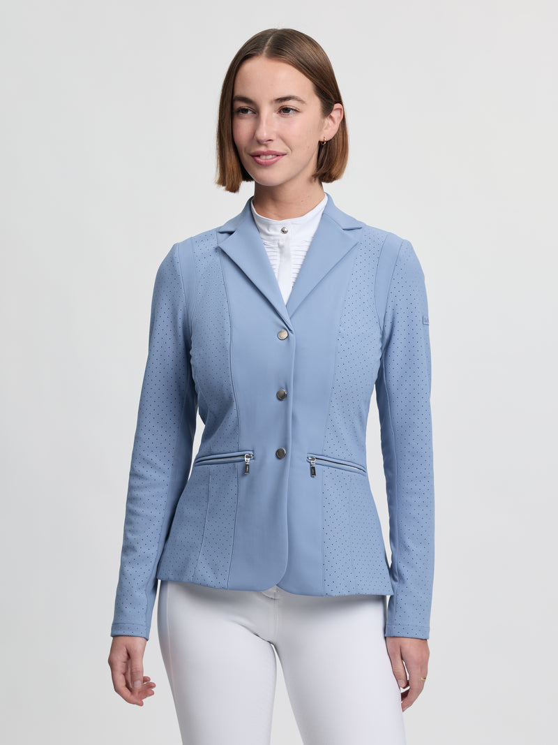 LeMieux Jessica Mesh Show Jacket Powder Blue - Vision Saddlery
