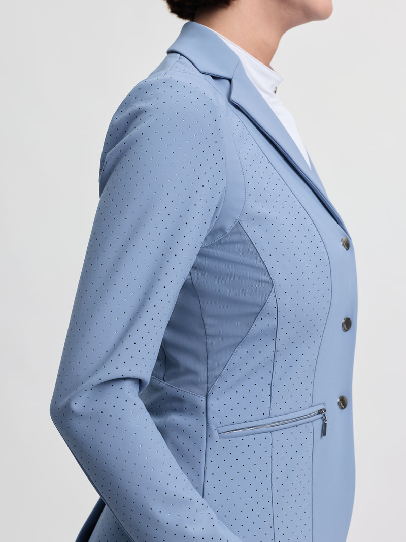 LeMieux Jessica Mesh Show Jacket Powder Blue - Vision Saddlery