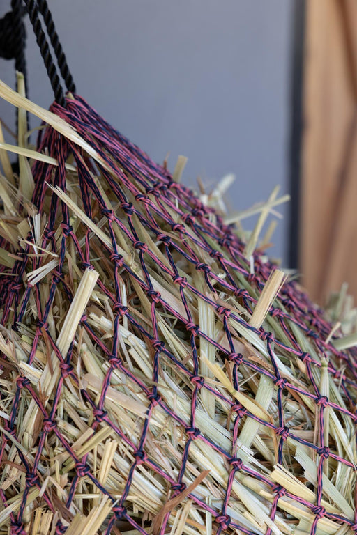 Lemieux Hippo Lite Haynet - Navy/Mallow - Vision Saddlery