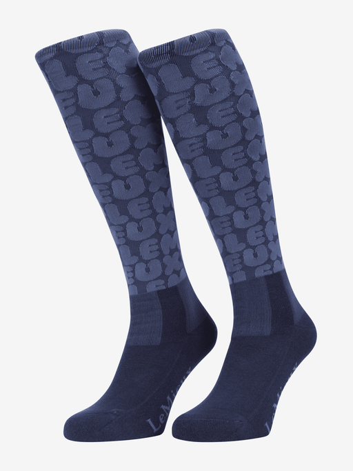 LeMieux Footsie Socks - Bubble Font Shadow - Vision Saddlery