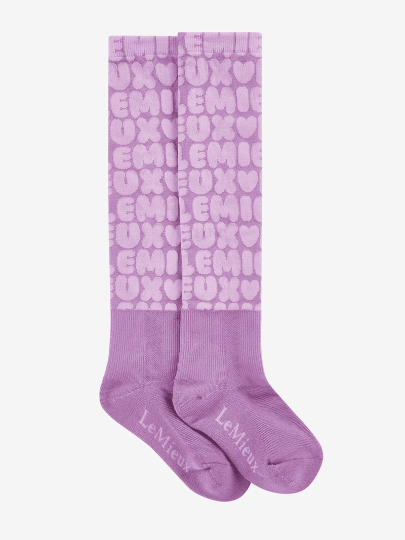 LeMieux Footsie Socks - Bubble Font Fondant - Vision Saddlery