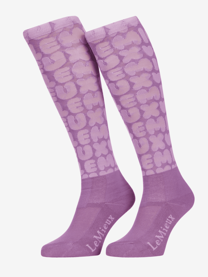 LeMieux Footsie Socks - Bubble Font Fondant - Vision Saddlery
