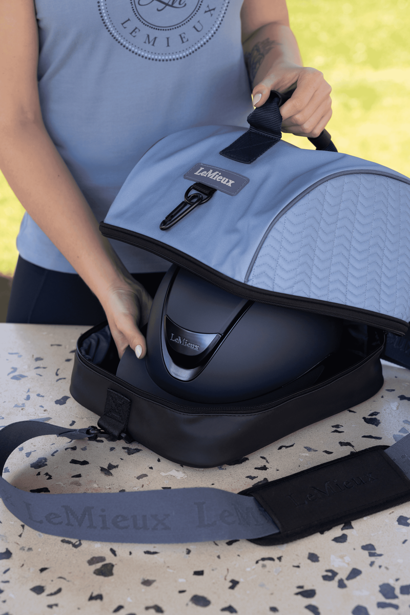 LeMieux Helmet Bag- Powder Blue - Vision Saddlery