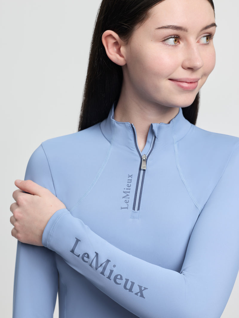 LeMieux Young Rider Classique Base Layer Powder Blue - Vision Saddlery